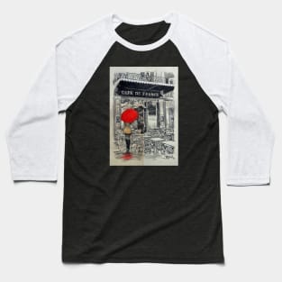 Cafe france Baseball T-Shirt